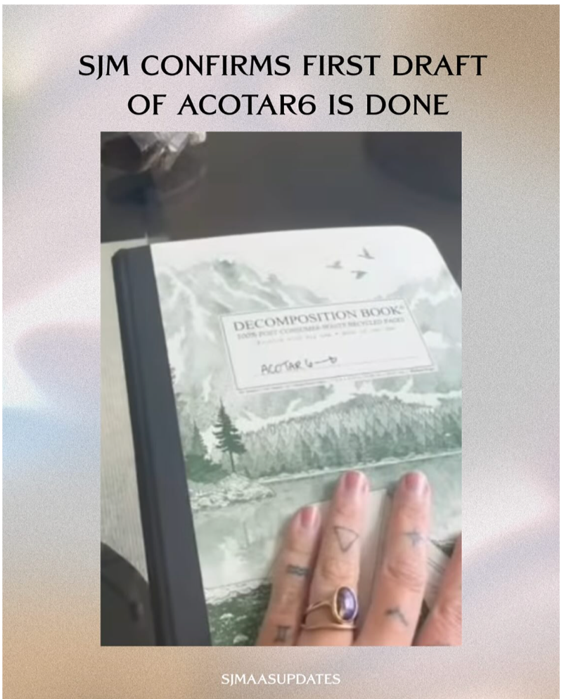 The Stars Have Listened, and Our Dreams Have Been Answered!!! SJM Just Finished the First Draft of ACOTAR 6-8 and We’re Not Okay