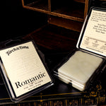 Packaged product with 'Torch & Tome' branding on a dark surface